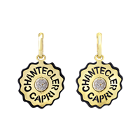 Earrings Chantecler Woman Logo Chantecler in Gold Diamante 0.30 Ct 43421 - 43421